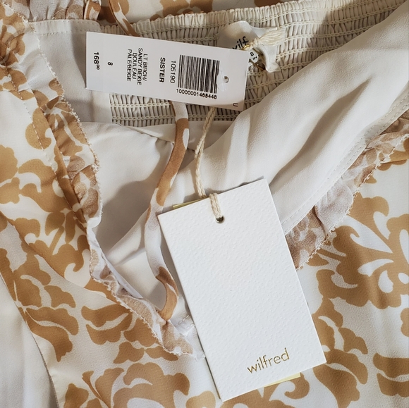 ARITZIA Wilfred Sister dress in color light birch size 8 - Picture 4 of 4